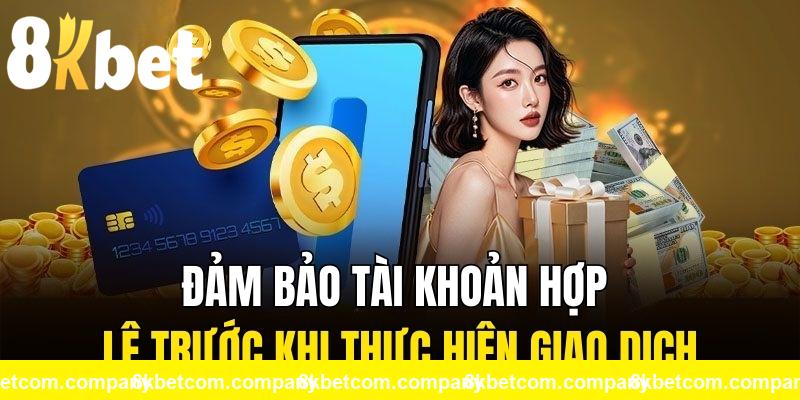 Đảm bảo tài khoản hợp lệ trước khi thực hiện giao dịch